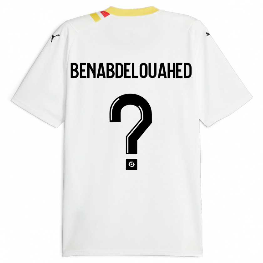 Kandiny Hombre Camiseta Kaïs Benabdelouahed #0 Negro 2ª Equipación 2023/24 La Camisa Chile