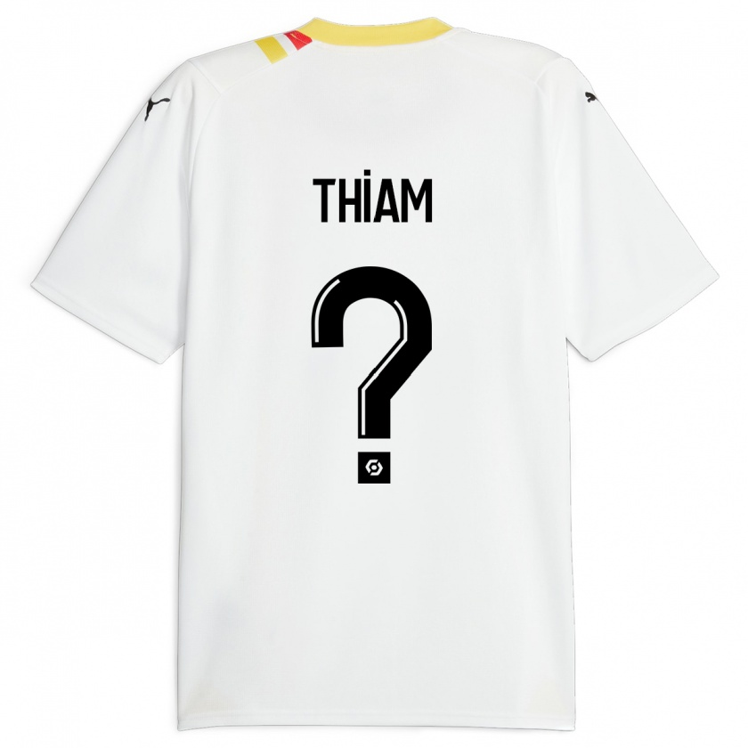 Kandiny Hombre Camiseta Mamadou Thiam #0 Negro 2ª Equipación 2023/24 La Camisa Chile