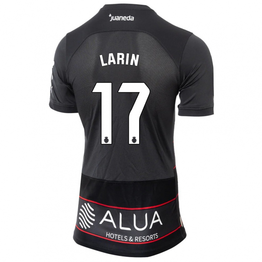 Kandiny Hombre Camiseta Cyle Larin #17 Negro 2ª Equipación 2023/24 La Camisa Chile