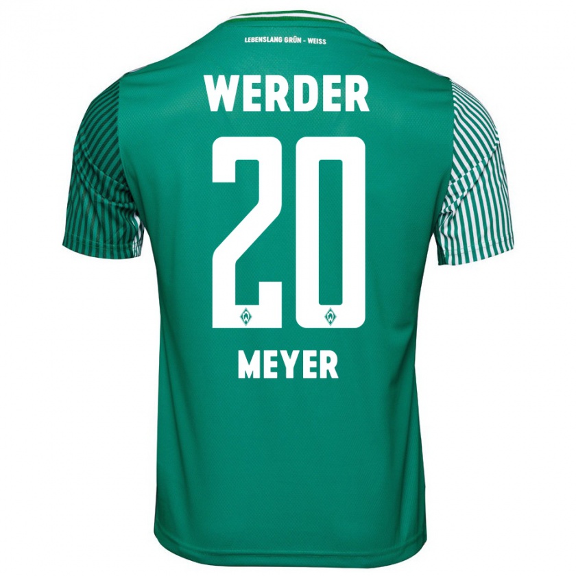 Kandiny Mujer Camiseta Keno-Miguel Meyer #20 Verde 1ª Equipación 2023/24 La Camisa Chile