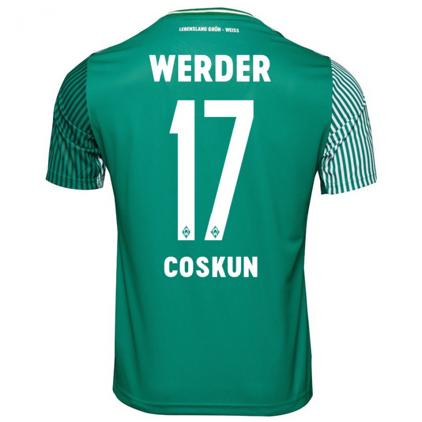 Kandiny Mujer Camiseta Boran-Firat Coskun #17 Verde 1ª Equipación 2023/24 La Camisa Chile