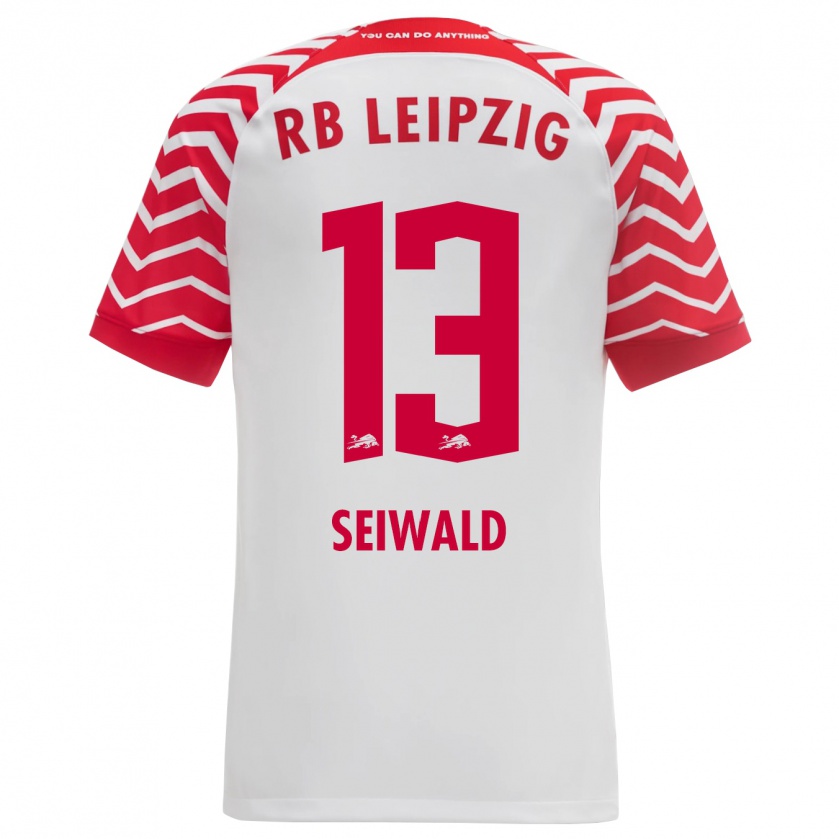 Kandiny Mujer Camiseta Nicolas Seiwald #13 Blanco 1ª Equipación 2023/24 La Camisa Chile