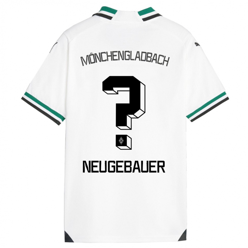 Kandiny Mujer Camiseta Simon Neugebauer #0 Blanco Verde 1ª Equipación 2023/24 La Camisa Chile