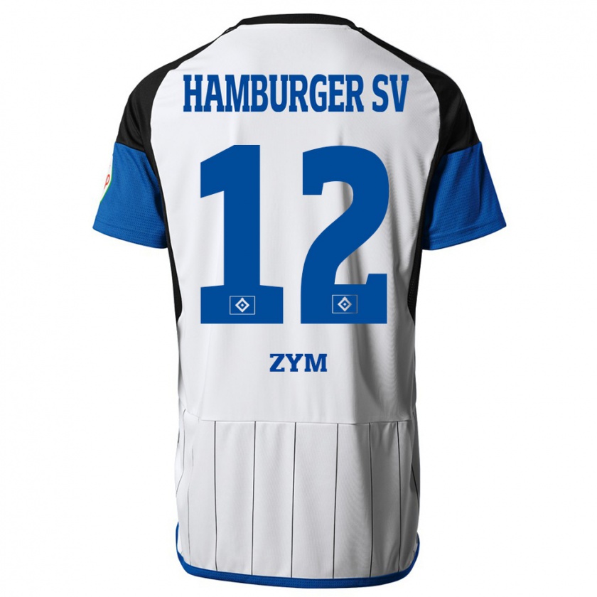 Kandiny Mujer Camiseta Marcel Zym #12 Blanco 1ª Equipación 2023/24 La Camisa Chile