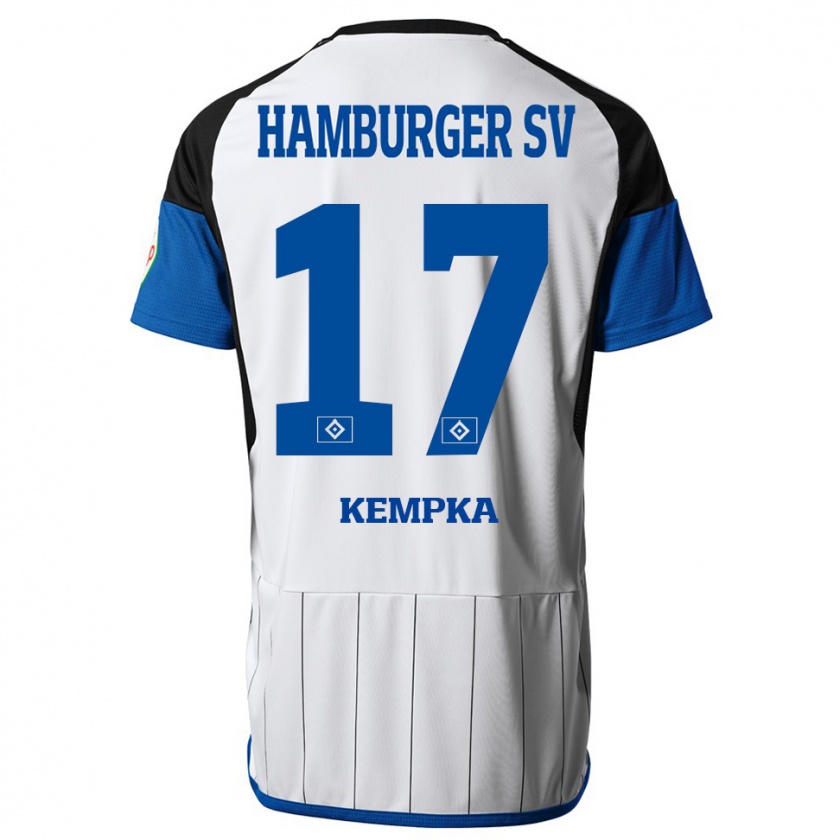 Kandiny Mujer Camiseta Sylvana Kempka #17 Blanco 1ª Equipación 2023/24 La Camisa Chile