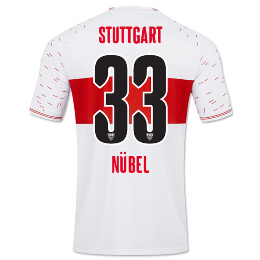 Kandiny Mujer Camiseta Alexander Nübel #33 Blanco 1ª Equipación 2023/24 La Camisa Chile