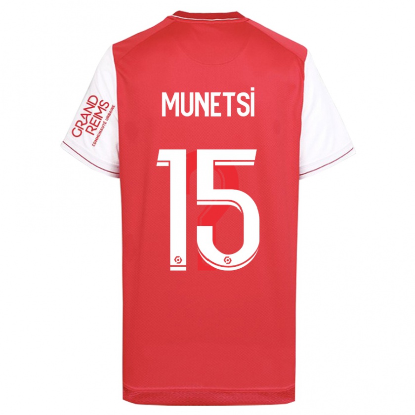 Kandiny Mujer Camiseta Marshall Munetsi #15 Rojo 1ª Equipación 2023/24 La Camisa Chile