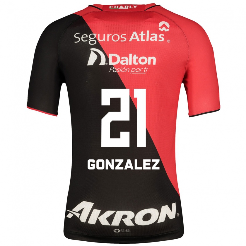 Kandiny Mujer Camiseta Sarahí González #21 Negro 1ª Equipación 2023/24 La Camisa Chile