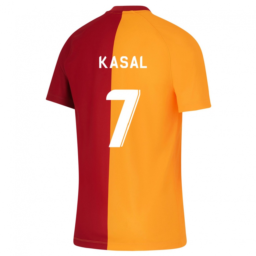 Kandiny Mujer Camiseta Yasin Kasal #7 Naranja 1ª Equipación 2023/24 La Camisa Chile