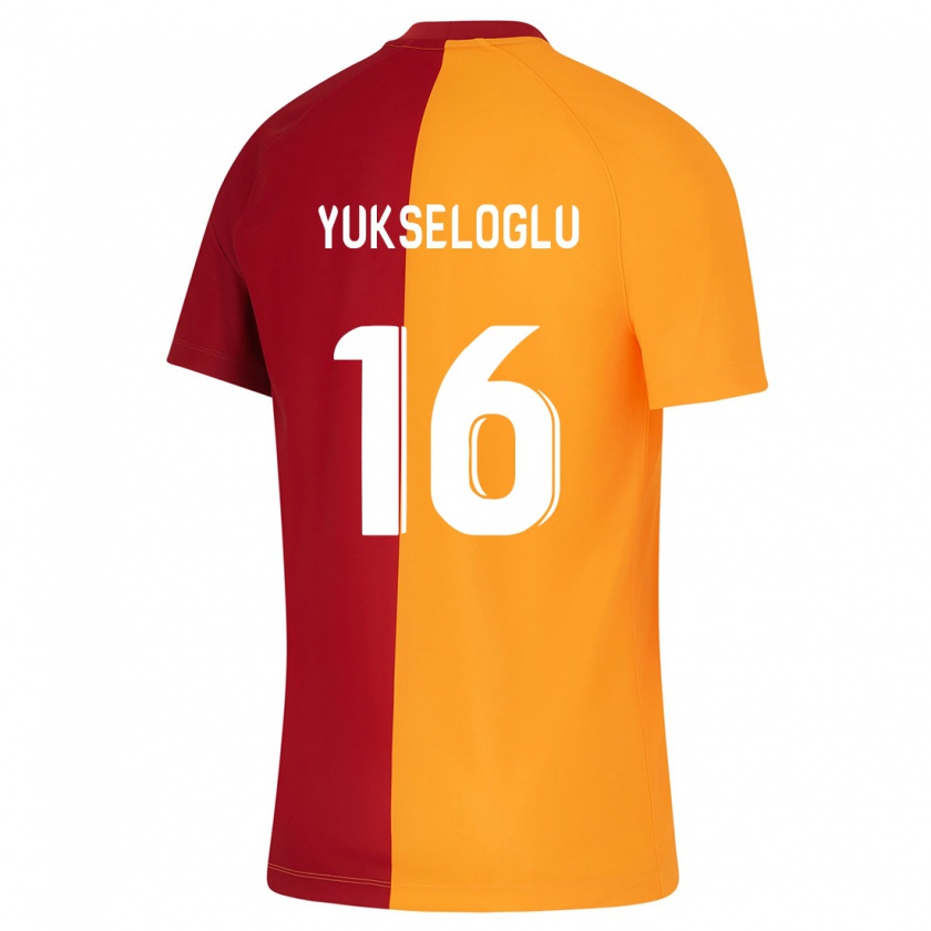 Kandiny Mujer Camiseta Ayaz Yükseloğlu #16 Naranja 1ª Equipación 2023/24 La Camisa Chile