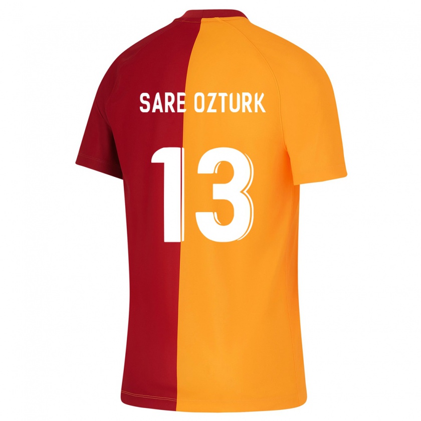 Kandiny Mujer Camiseta Fatma Sare Öztürk #13 Naranja 1ª Equipación 2023/24 La Camisa Chile