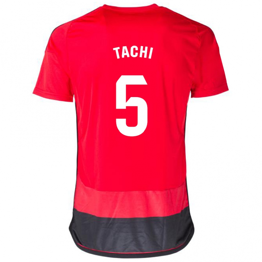 Kandiny Mujer Camiseta Tachi #5 Negro Rojo 1ª Equipación 2023/24 La Camisa Chile