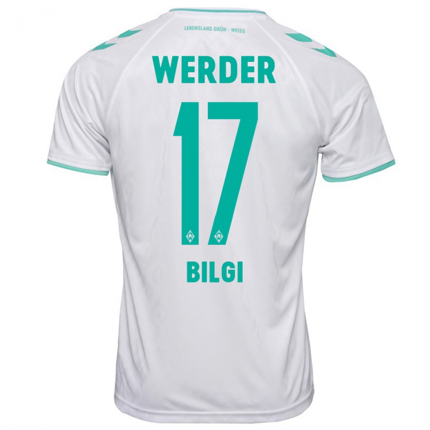 Kandiny Mujer Camiseta Süleyman Bilgi #17 Blanco 2ª Equipación 2023/24 La Camisa Chile