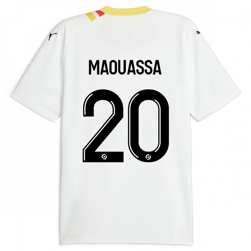 Kandiny Mujer Camiseta Faitout Maouassa #20 Negro 2ª Equipación 2023/24 La Camisa Chile