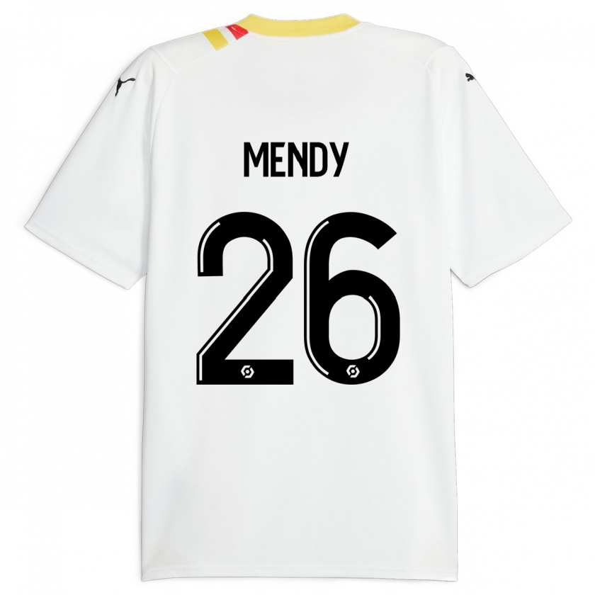 Kandiny Mujer Camiseta Nampalys Mendy #26 Negro 2ª Equipación 2023/24 La Camisa Chile