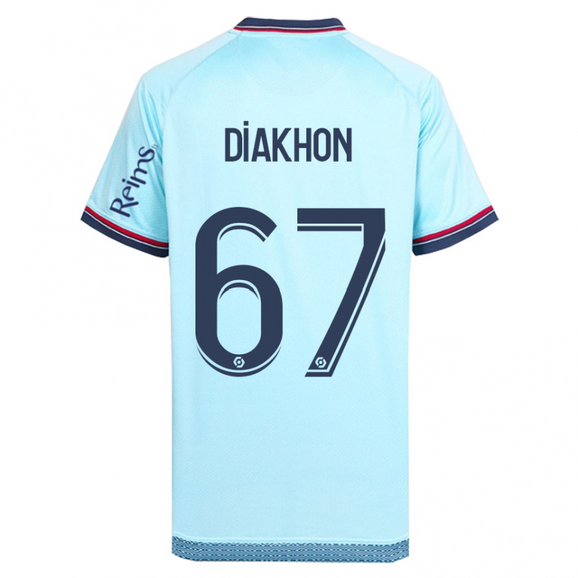 Kandiny Mujer Camiseta Mamadou Diakhon #67 Cielo Azul 2ª Equipación 2023/24 La Camisa Chile