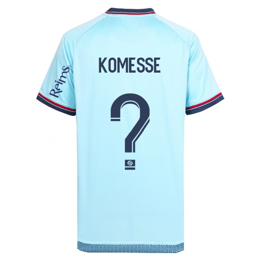 Kandiny Mujer Camiseta Josias Sabone Komesse #0 Cielo Azul 2ª Equipación 2023/24 La Camisa Chile