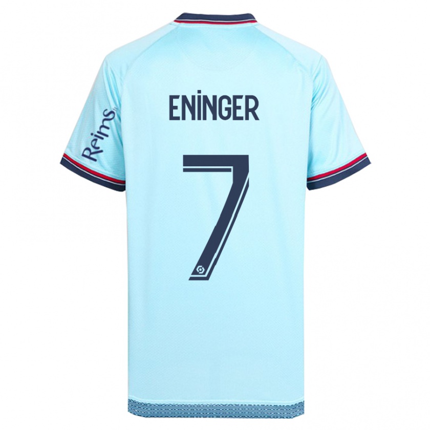 Kandiny Mujer Camiseta Thelma Eninger #7 Cielo Azul 2ª Equipación 2023/24 La Camisa Chile