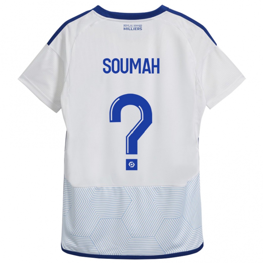 Kandiny Mujer Camiseta Mohamed Soumah #0 Blanco 2ª Equipación 2023/24 La Camisa Chile