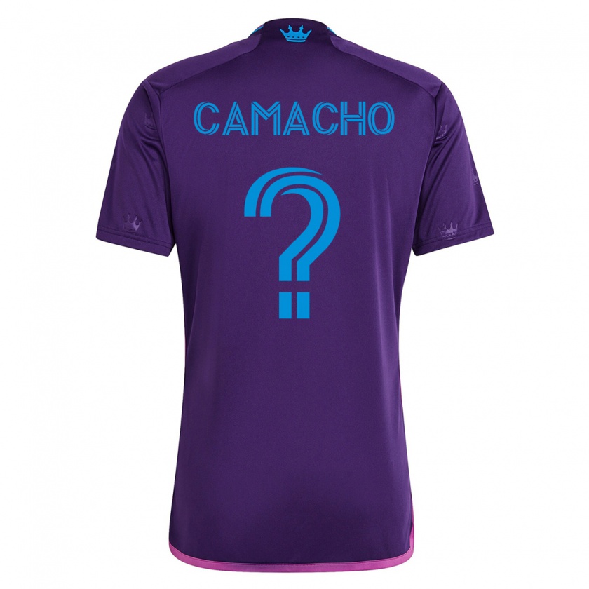 Kandiny Mujer Camiseta Jaydus Camacho #0 Violeta 2ª Equipación 2023/24 La Camisa Chile