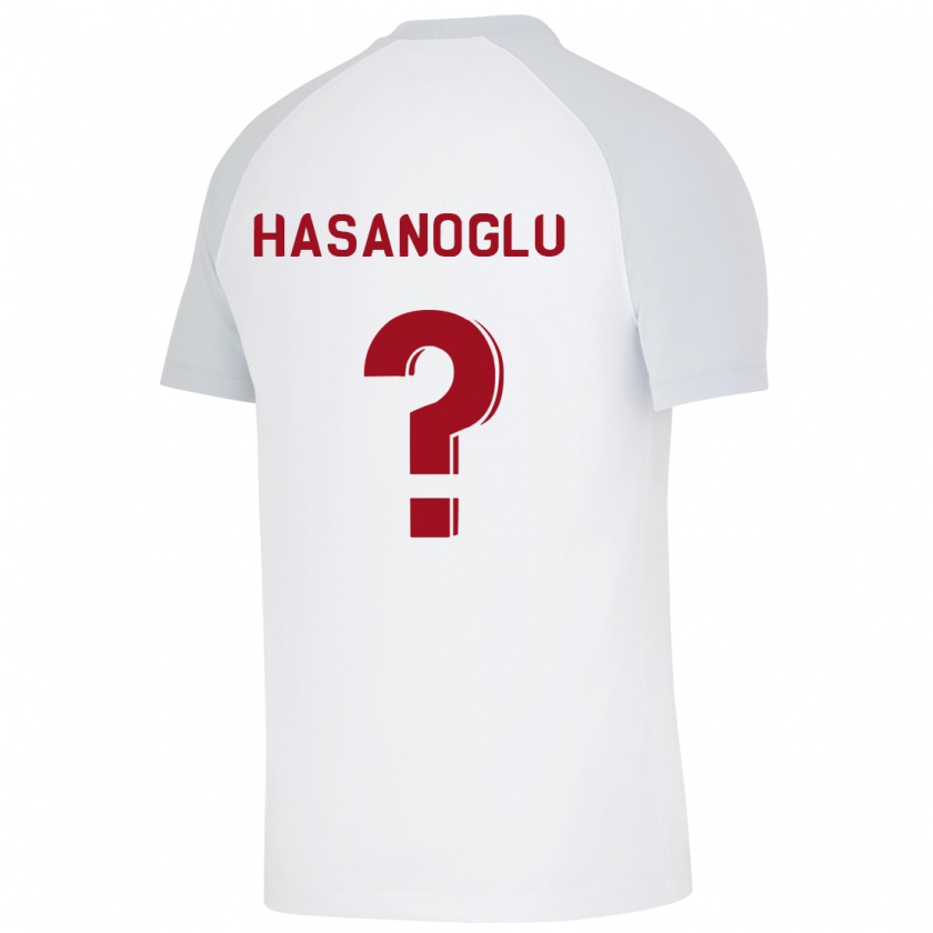 Kandiny Mujer Camiseta Cinar Hasanoglu #0 Blanco 2ª Equipación 2023/24 La Camisa Chile