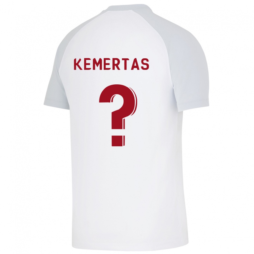 Kandiny Mujer Camiseta Batin Özden Kemertas #0 Blanco 2ª Equipación 2023/24 La Camisa Chile