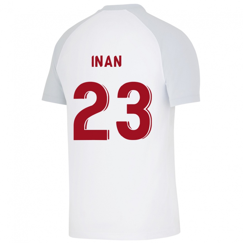 Kandiny Mujer Camiseta Müge İnan #23 Blanco 2ª Equipación 2023/24 La Camisa Chile