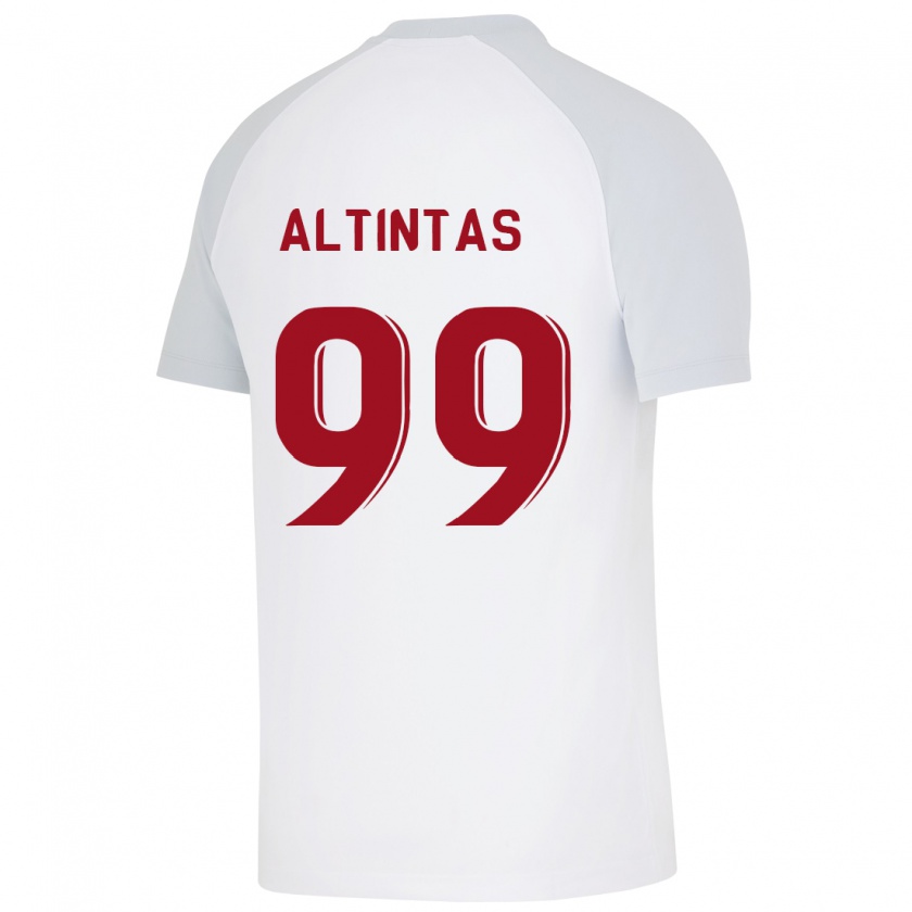 Kandiny Mujer Camiseta Benan Altıntaş #99 Blanco 2ª Equipación 2023/24 La Camisa Chile