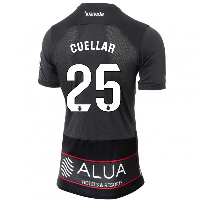 Kandiny Mujer Camiseta Iván Cuéllar #25 Negro 2ª Equipación 2023/24 La Camisa Chile