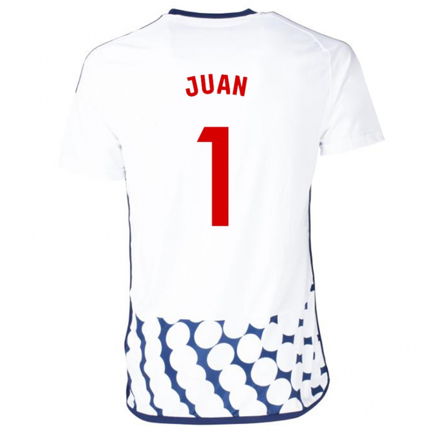 Kandiny Mujer Camiseta Ramón Juan #1 Blanco 2ª Equipación 2023/24 La Camisa Chile