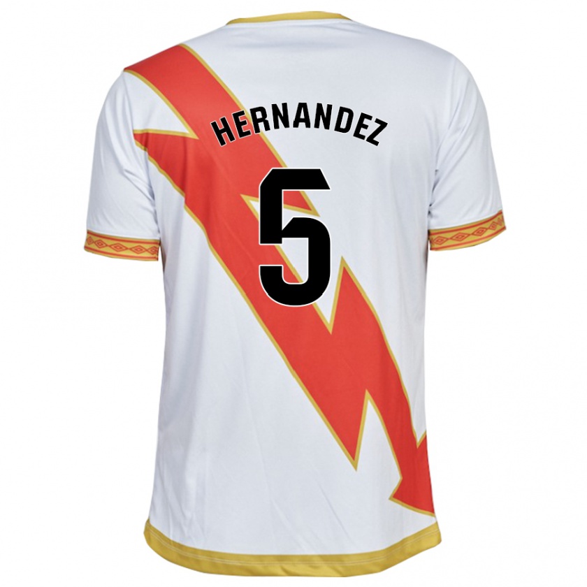 Kandiny Niño Camiseta Aridane Hernández #5 Blanco 1ª Equipación 2023/24 La Camisa Chile