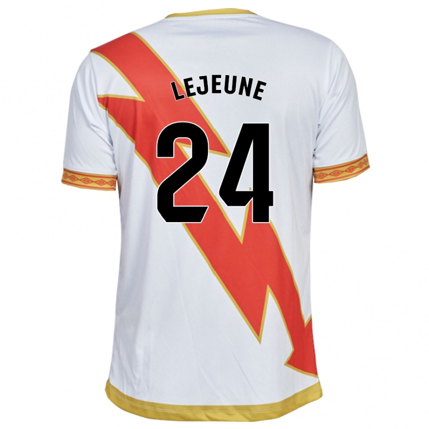 Kandiny Niño Camiseta Florian Lejeune #24 Blanco 1ª Equipación 2023/24 La Camisa Chile