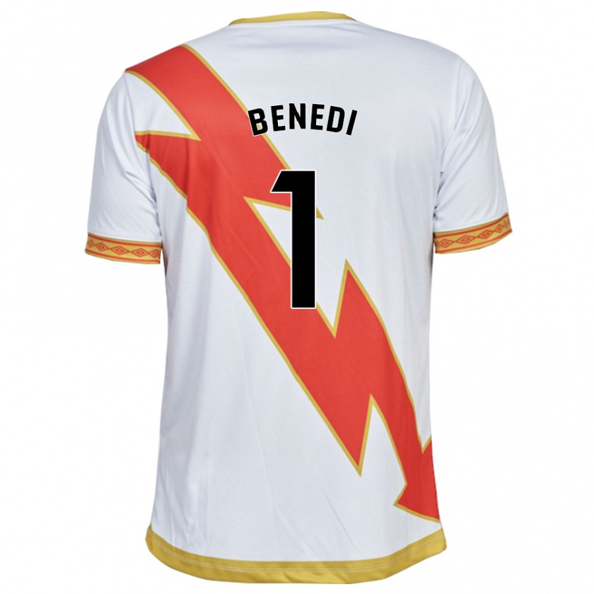 Kandiny Niño Camiseta Miguel Benedi #1 Blanco 1ª Equipación 2023/24 La Camisa Chile