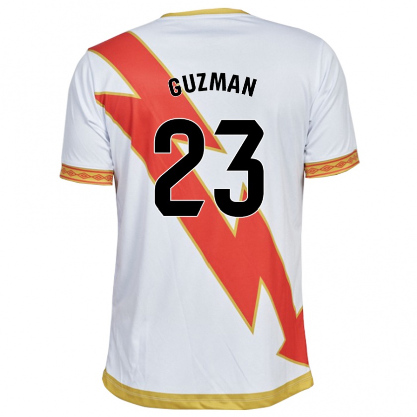 Kandiny Niño Camiseta Miguel Guzmán #23 Blanco 1ª Equipación 2023/24 La Camisa Chile