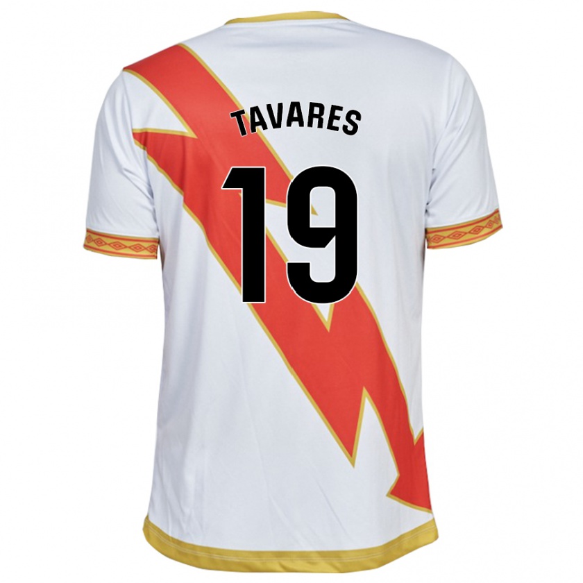 Kandiny Niño Camiseta Bruna Nataly Tavares Neves #19 Blanco 1ª Equipación 2023/24 La Camisa Chile