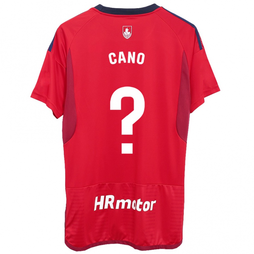 Kandiny Niño Camiseta Javi Caño #0 Rojo 1ª Equipación 2023/24 La Camisa Chile