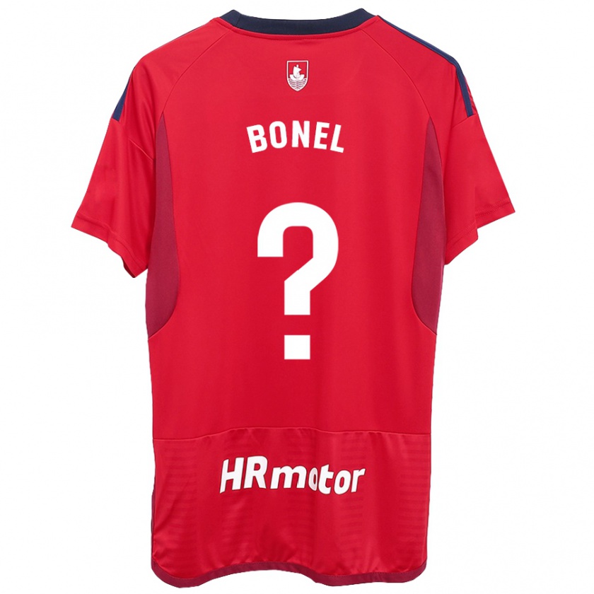 Kandiny Niño Camiseta Aimar Bonel #0 Rojo 1ª Equipación 2023/24 La Camisa Chile