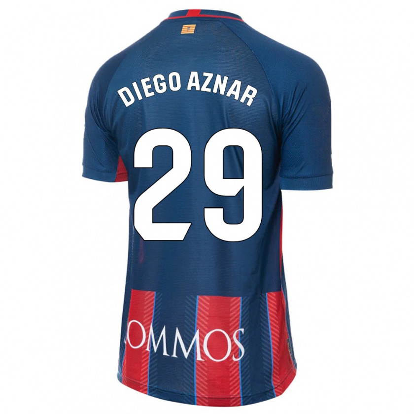 Kandiny Niño Camiseta Diego Aznar #29 Armada 1ª Equipación 2023/24 La Camisa Chile