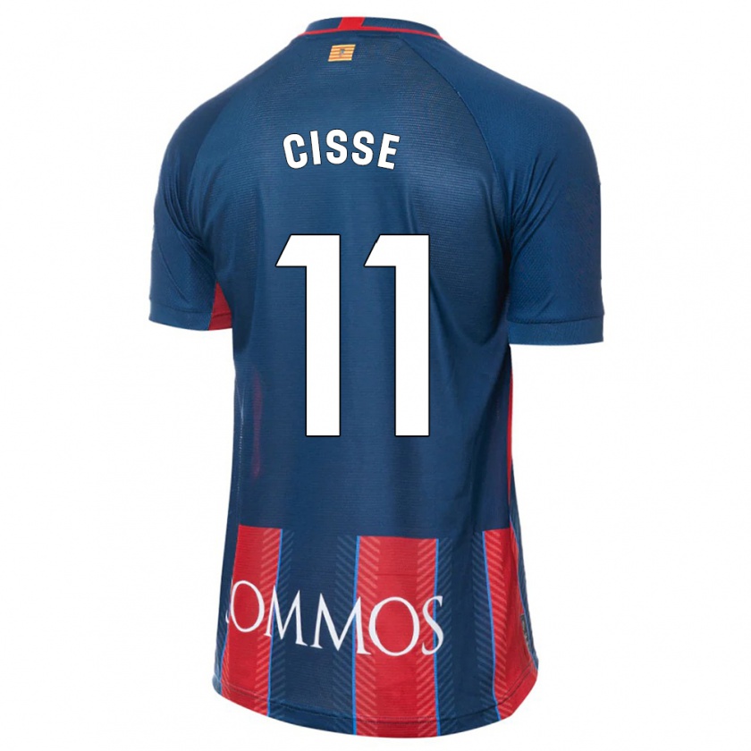 Kandiny Niño Camiseta Bakary Cissé #11 Armada 1ª Equipación 2023/24 La Camisa Chile