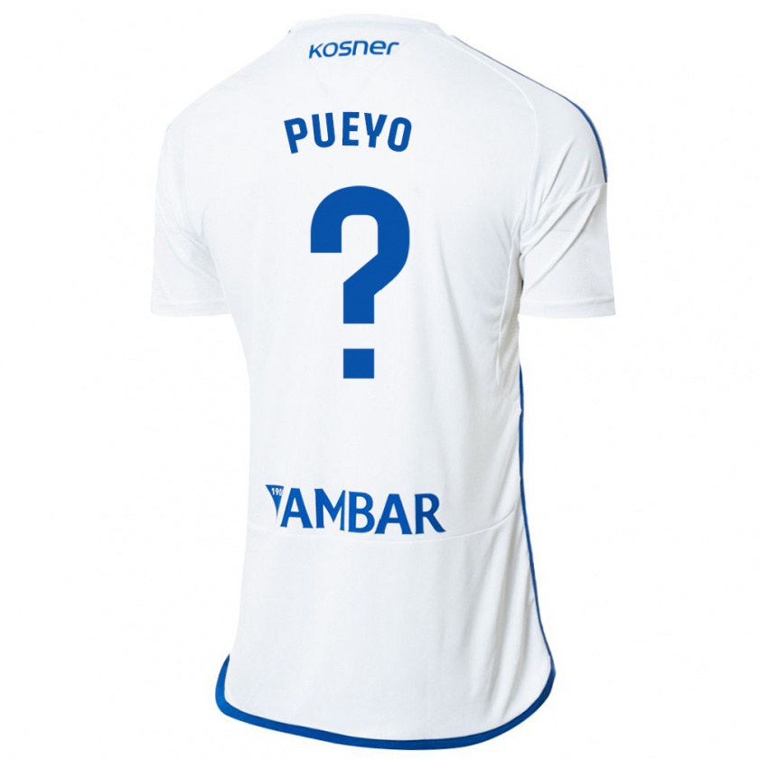 Kandiny Niño Camiseta Alejandro Monserrate Pueyo #0 Blanco 1ª Equipación 2023/24 La Camisa Chile