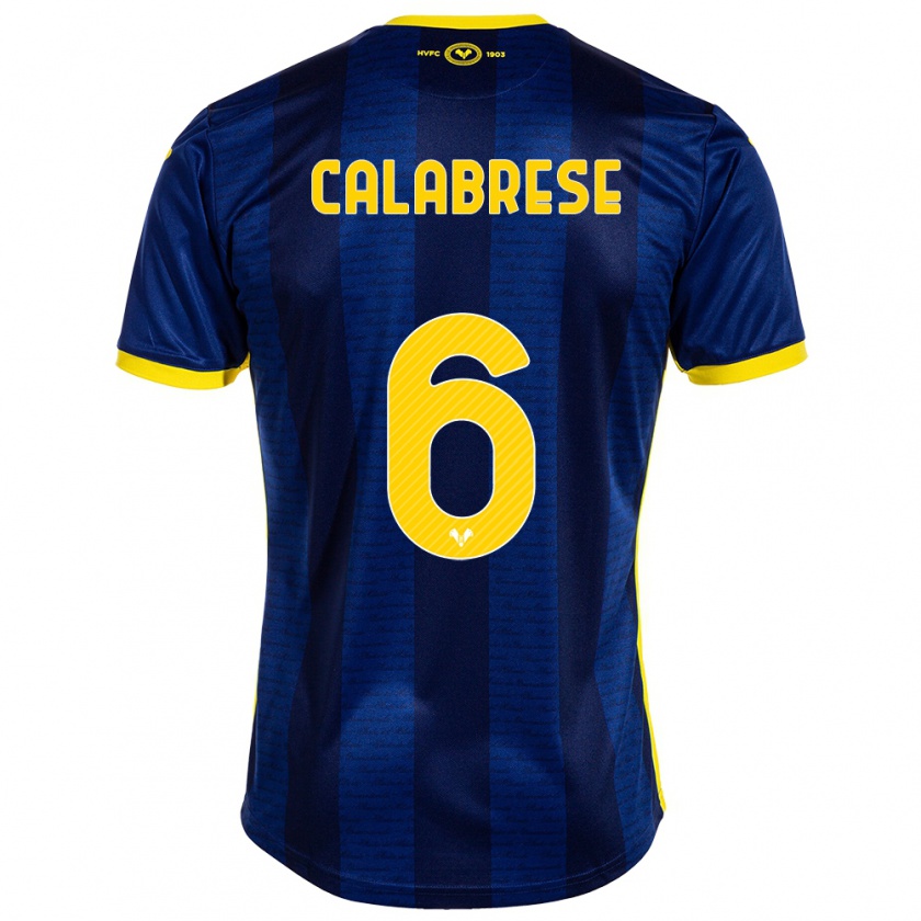 Kandiny Niño Camiseta Nicolò Calabrese #6 Armada 1ª Equipación 2023/24 La Camisa Chile