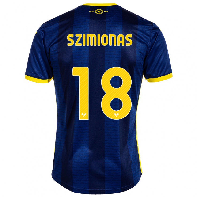 Kandiny Niño Camiseta Luca Szimionas #18 Armada 1ª Equipación 2023/24 La Camisa Chile