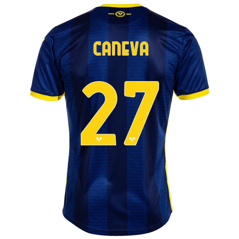 Kandiny Niño Camiseta Elia Caneva #27 Armada 1ª Equipación 2023/24 La Camisa Chile