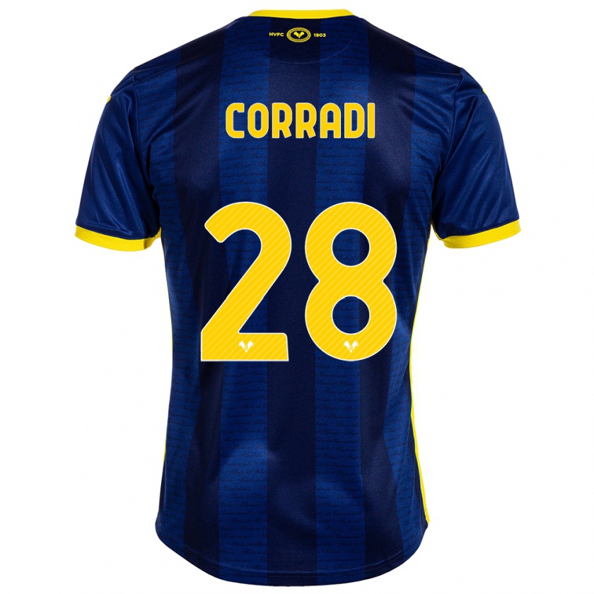 Kandiny Niño Camiseta Christian Corradi #28 Armada 1ª Equipación 2023/24 La Camisa Chile