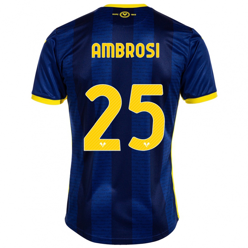 Kandiny Niño Camiseta Caterina Ambrosi #25 Armada 1ª Equipación 2023/24 La Camisa Chile