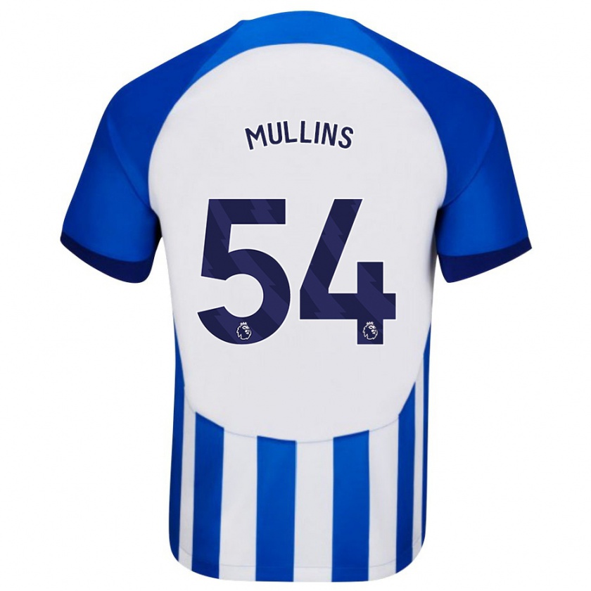 Kandiny Niño Camiseta Jamie Mullins #54 Azul 1ª Equipación 2023/24 La Camisa Chile