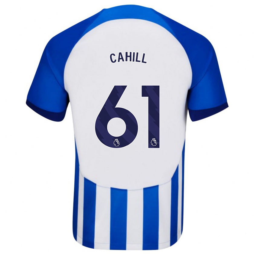 Kandiny Niño Camiseta Killian Cahill #61 Azul 1ª Equipación 2023/24 La Camisa Chile