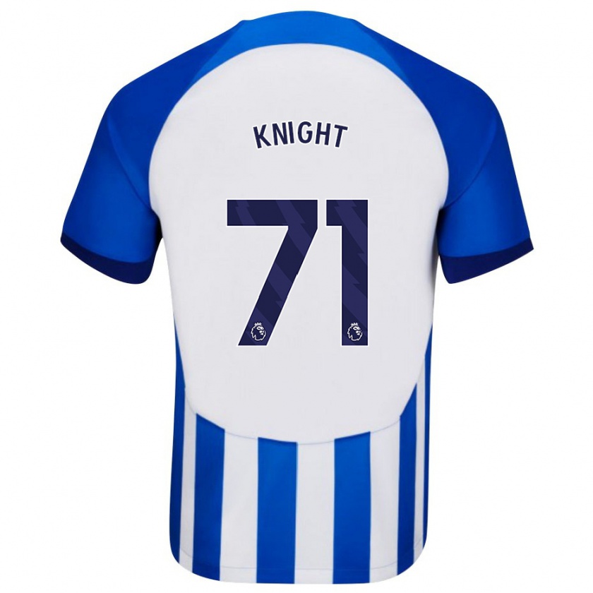 Kandiny Niño Camiseta Joe Knight #71 Azul 1ª Equipación 2023/24 La Camisa Chile