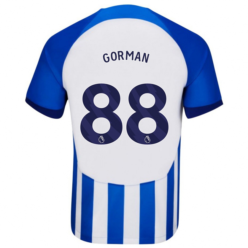 Kandiny Niño Camiseta Ronnie Gorman #88 Azul 1ª Equipación 2023/24 La Camisa Chile