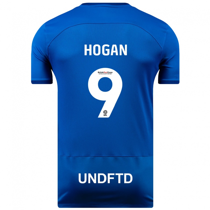 Kandiny Niño Camiseta Scott Hogan #9 Azul 1ª Equipación 2023/24 La Camisa Chile